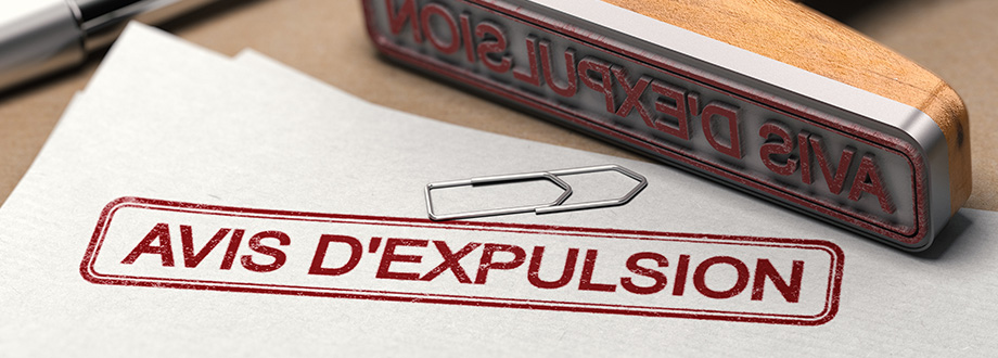 avis d'expulsion
