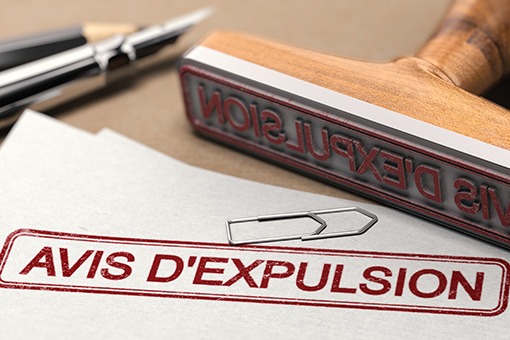 avis d'expulsion
